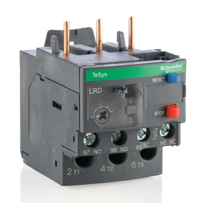 Schneider Electric LRD Thermal Overload Relay 1NO + 1NC, 12 → 18 A F.L.C, 18 A Contact Rating, 3P, TeSys