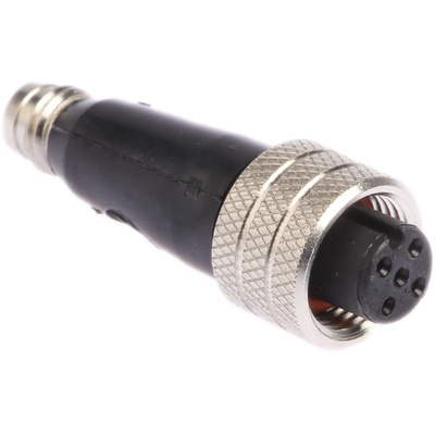 Brad 4 Pole M8 Plug to 4 Pole M12 Socket Adapter