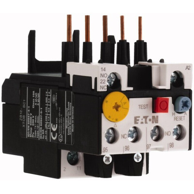 Eaton Overload Relay 1NO + 1NC, 4 → 6 A F.L.C, 6 A Contact Rating, 6 W, 500 Vac