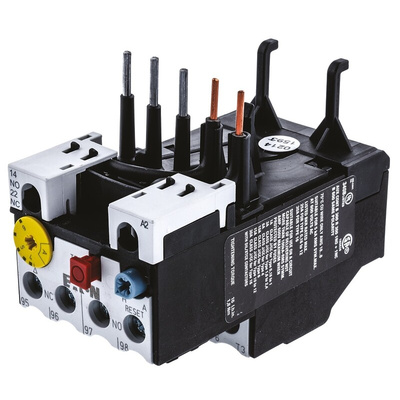 Eaton Overload Relay 1NO + 1NC, 4 → 6 A F.L.C, 6 A Contact Rating, 6 W, 500 Vac