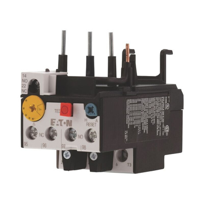 Eaton Overload Relay 1NO + 1NC, 6 → 10 A F.L.C, 10 A Contact Rating, 6 W, 500 Vac