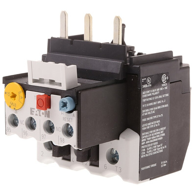 Eaton Overload Relay 1NO + 1NC, 40 → 57 A F.L.C, 57 A Contact Rating, 7.5 W, 500 Vac