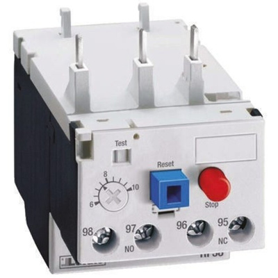 Lovato RF38 Thermal Overload Relay, 0.4 → 0.63 A F.L.C, 630 mA Contact Rating, 3P