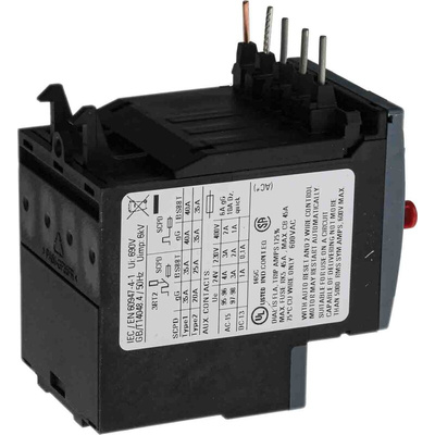 Siemens 3RU Overload Relay 1NO + 1NC, 9 → 12.5 A F.L.C, 12.5 A Contact Rating, 5.5 kW, 3P, SIRIUS Innovation