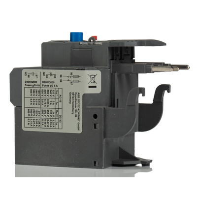 ABB TF42 Thermal Overload Relay 1NO + 1NC, 1.3 → 1.7 A F.L.C, 1.7 A Contact Rating, 2 W, 3P, AF Range