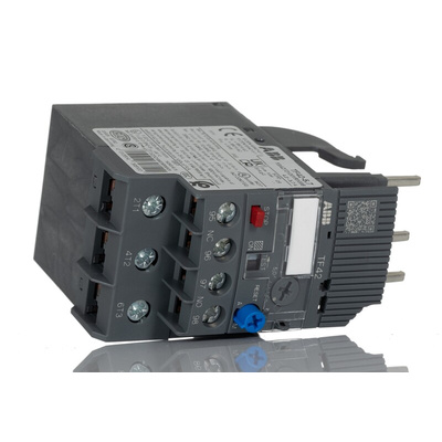 ABB TF42 Thermal Overload Relay 1NO + 1NC, 4.2 → 5.7 A F.L.C, 5.7 A Contact Rating, 2 W, 3P, AF Range