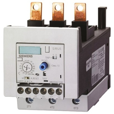 Siemens 3RB Overload Relay 1NO + 1NC, 4 A Contact Rating, 3 → 11 kW, 3P, SIRIUS Classic