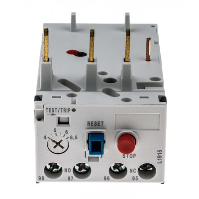 Lovato RF38 Thermal Overload Relay, 38 A Contact Rating, 4 → 6.5 A, 690 Vac, 3P