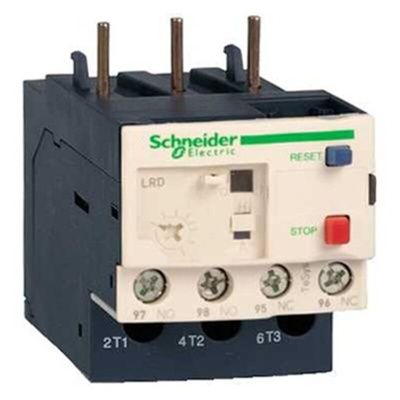 Schneider Electric LR3D Thermal Overload Relay, 4 A Contact Rating, TeSys