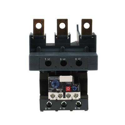 Schneider Electric LRD Overload Relay 1NO + 1NC, 5 A Contact Rating, 100 W, 600 VA, 3P, TeSys D