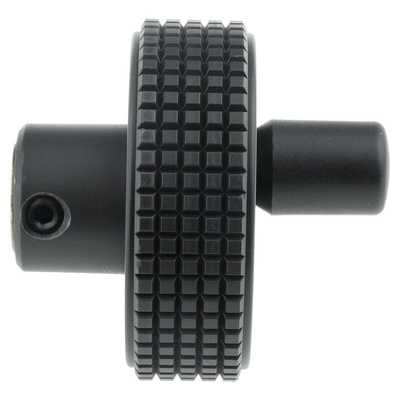 Elesa Black Technopolymer Hand Wheel, 50mm diameter