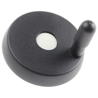 Elesa Black Technopolymer Hand Wheel, 83mm diameter