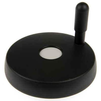 Elesa Black Technopolymer Hand Wheel, 125mm diameter