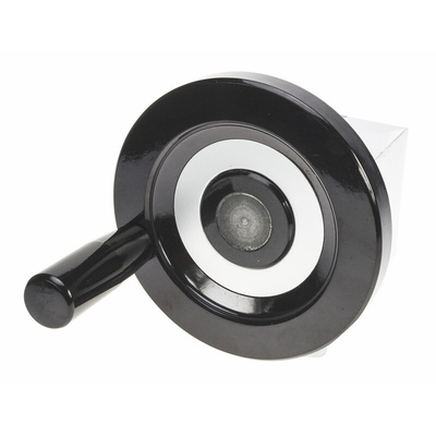 Elesa Black Duroplast Hand Wheel, 125mm diameter