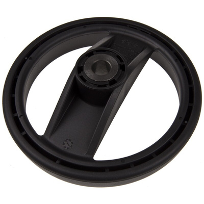 Elesa Black Technopolymer Hand Wheel, 160mm diameter