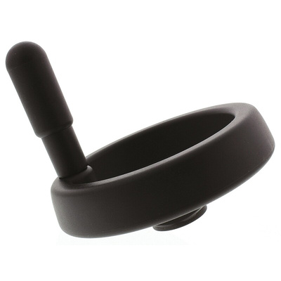 Elesa Black Technopolymer Hand Wheel, 99mm diameter
