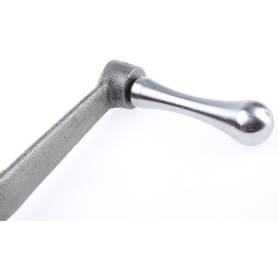 RS PRO Steel Revolving Crank Handle 200mm Radius