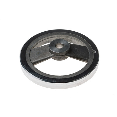 RS PRO Silver Die Cast Aluminium Hand Wheel, 140mm diameter