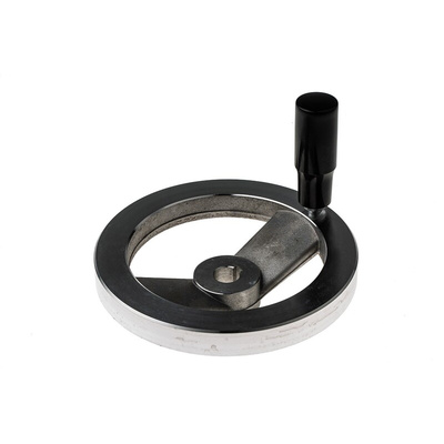 RS PRO Silver Die Cast Aluminium Hand Wheel, 140mm diameter