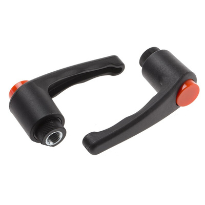 RS PRO Steel Clamping Lever, M10 x 18mm