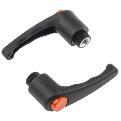 RS PRO Steel Clamping Lever, M8 x 12mm