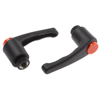 RS PRO Stainless Steel Clamping Lever, M12 x 18mm