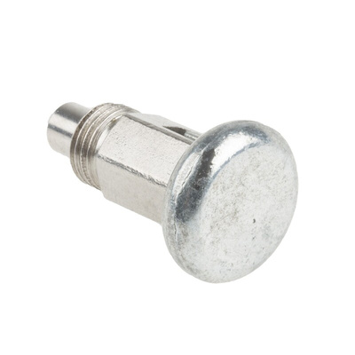 RS PRO 30.4mm Zinc Plated Stainless Steel Index Bolt, M10 x 1
