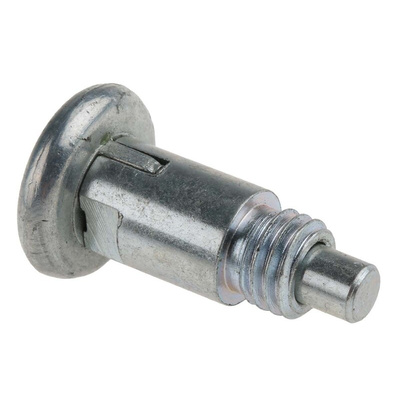 RS PRO 39.4mm Zinc Plated Steel Index Bolt, M12 x 1.75