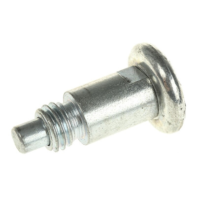 RS PRO 39.4mm Zinc Plated Steel Index Bolt, M12 x 1.75