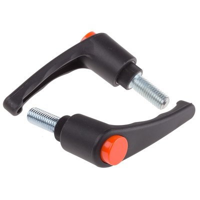 RS PRO Clamping Lever, M12 x 30mm