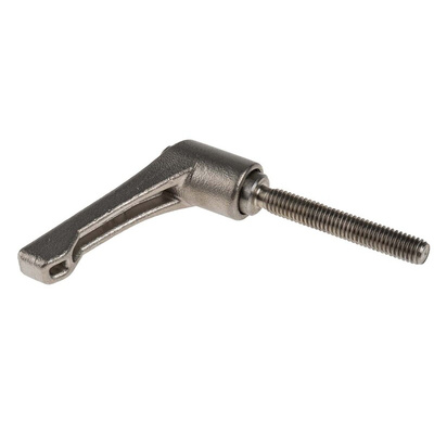 RS PRO Stainless Steel Clamping Lever, M6 x 40mm