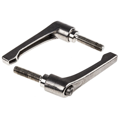 RS PRO Stainless Steel Clamping Lever, M8 x 32mm