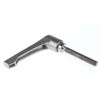 RS PRO Stainless Steel Clamping Lever, M8 x 50mm