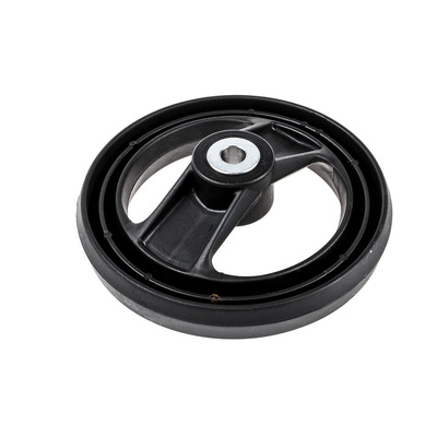 RS PRO Black Glass-Fibre Reinforced Technopolymer Hand Wheel, 160mm diameter