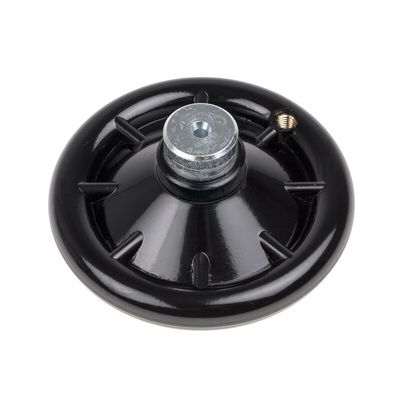 RS PRO Black Phenoplast, Vegetal Fibre Reinforced Hand Wheel, 120mm diameter