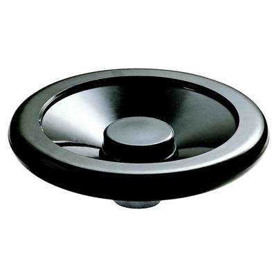RS PRO Black Phenoplast Hand Wheel, 160mm diameter