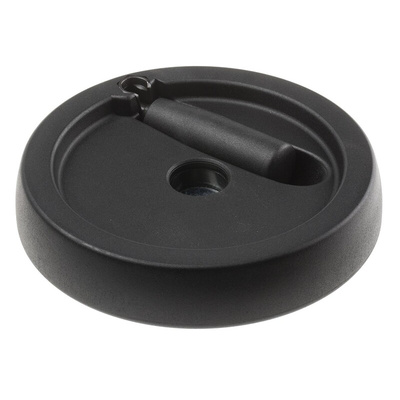 RS PRO Black Thermoplastic Hand Wheel, 175mm diameter