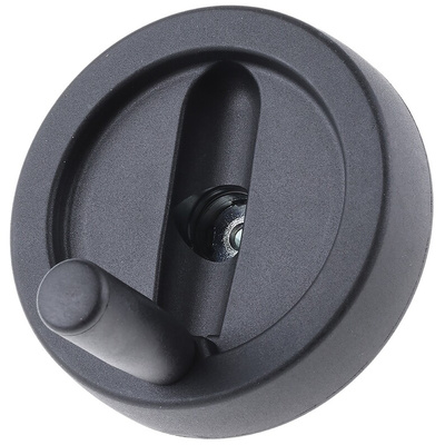 RS PRO Black Nylon Hand Wheel, 100mm diameter