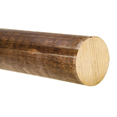 RS PRO Phosphor Bronze Rod 1 1/2in Diameter, 13in L