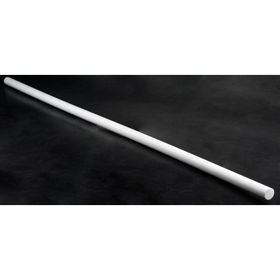 RS PRO Natural Nylon Rod, 1m x 25mm Diameter