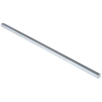 RS PRO Key Steel Square Bar, 8mm W, 8mm H, 330mm L