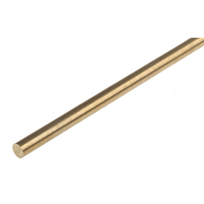 RS PRO Brass Rod 5mm Diameter, 500mm L