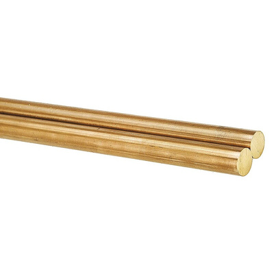 RS PRO Brass Rod 15mm Diameter, 500mm L