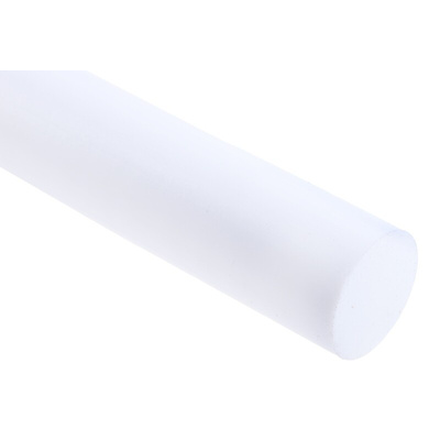RS PRO Opaque Fluoroplastics PTFE Rod, 1m x 32mm Diameter