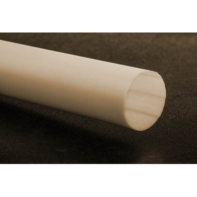 RS PRO White Nylon Rod, 1m x 30mm Diameter