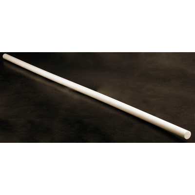 RS PRO White Nylon Rod, 1m x 30mm Diameter