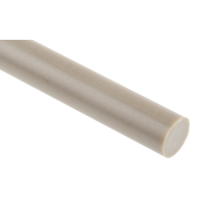 RS PRO Beige Polyetheretherketone PEEK Rod, 300mm x 10mm Diameter