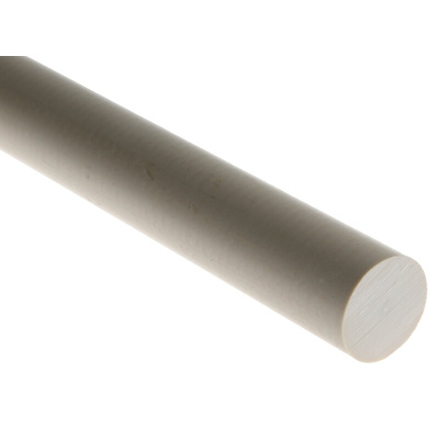 RS PRO Beige Polyetheretherketone PEEK Rod, 300mm x 25mm Diameter