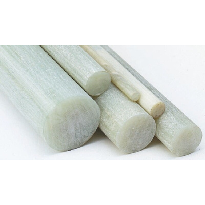 Tufnol® Natural Glass Fibre Laminated Plastic, 1.17m x 6mm Diameter