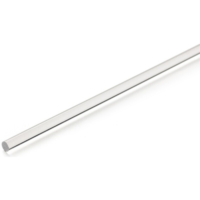 RS PRO Acrylic Rod, 1m x 40mm Diameter